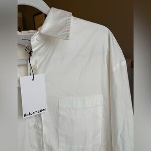 Reformation Collared Button-down